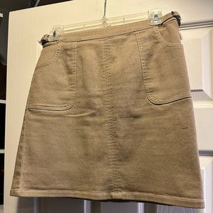 LOFT khaki skirt